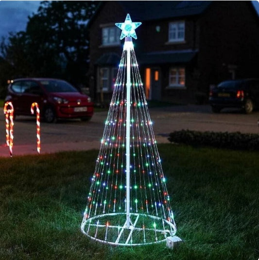 Multi-color LED Animated Christmas Tree Lights – Outdoor Holiday Décor